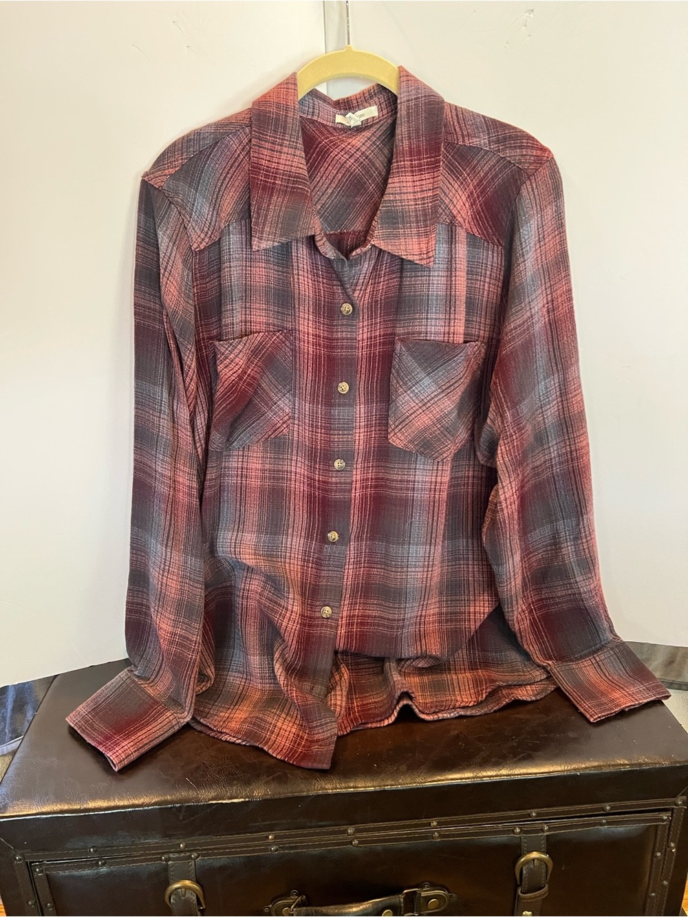 Maurices Plaid Button-Down Shirt